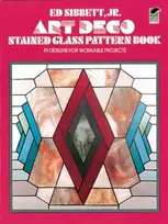 KNYGA Ed Sibbett Art Deco Stained Glass Pattern Book