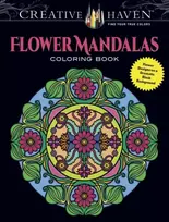 KNYGA Marty Noble Creative Haven Flower Mandalas Coloring Book