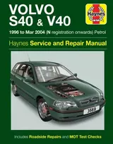 KNYGA Volvo S40 & V40 Petrol (96 - Mar 04) Haynes Repair Manual