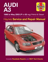 KNYGA Audi A3 Petrol & Diesel (96 - May 03) Haynes Repair Manual