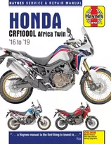 KNYGA Editors of Haynes Manuals Honda CRF1000L Africa Twin Service & Repair Manual (2016 to 2018)