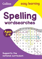 KNYGA Collins Uk Spelling Word Searches Ages 7-9