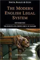 KNYGA Stephen Bailey Smith, Bailey & Gunn on The Modern English Legal System