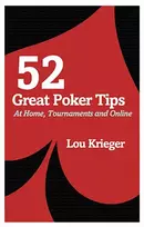 KNYGA Lou Krieger 52 Great Poker Tips