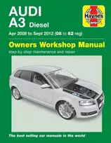 KNYGA Audi A3 Diesel (Apr 08 - Sept 12) Haynes Repair Manual
