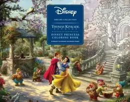 KNYGA Disney Dreams Collection Thomas Kinkade Studios Disney Princess Coloring Poster