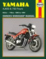 KNYGA John Haynes Yamaha XJ650 & 750 Fours (80 - 84) Haynes Repair Manual