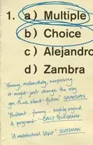 KNYGA Alejandro Zambra Multiple Choice