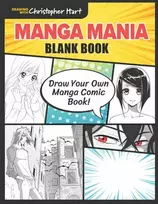 KNYGA Christopher Hart Manga Mania Blank Book