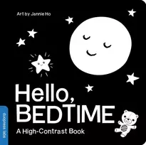 KNYGA Duopress Labs Hello, Bedtime, A Perfect High-Contrast Juodas-and-Baltas Board Book for a Baby Shower Gift to Newborns and Babies