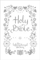 KNYGA New International Version NIV Tiny Baltas Christening Bible