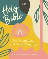 KNYGA New International Version NIV Bible for Journalling and Verse-Mapping, Rainbow
