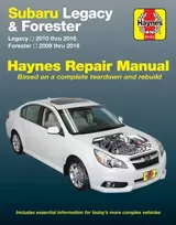 KNYGA Haynes Publishing Subaru Legacy (10-16) & Forester (09-16) Haynes Repair Manual (USA)