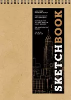 KNYGA Inc Sterling Publishing Co. Sketchbook (basic medium spiral fliptop landscape Kraft)