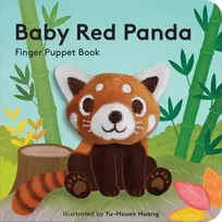 KNYGA Yu Hsuan Huang Baby Raudona Panda: Finger Puppet Book