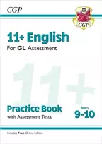 KNYGA Cgp Books 11+ GL English Practice Book & Assessment Tests - Ages 9-10 (with Online Edition)