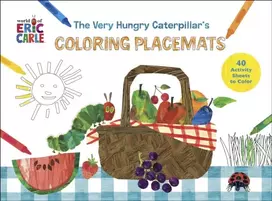 KNYGA Eric Carle Very Hungry Coloring Placemats, 40 Activity Sheets to Color