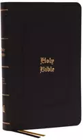 KNYGA Zondervan Publishing KJV, Personal Size Large Print Reference Bible, Vintage Series, Juodas Leathersoft, Raudona Letter, Comfort Print, Holy Bible, King James Version