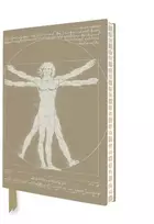 KNYGA Flame Tree Studio Da Vinci: Vitruvian Man Artisan Art Notebook (Flame Tree Journals)