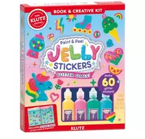 KNYGA Editors Of Klutz Paint & Peel Jelly Stickers: Glitter Goals!