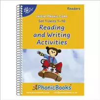 KNYGA Phonic Books Dandelion Readers Reading and Writing Activities Set 1 Units 1-10