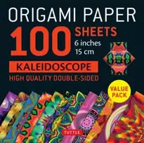 KNYGA Tuttle Tuttle Publishing Origami Paper 100 sheets Kaleidoscope 6" (15 cm)