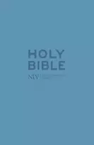 KNYGA New International Version NIV Pocket Cyan Soft-tone Bible with Zip