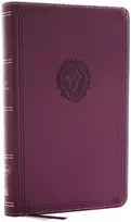 KNYGA Thomas Thomas Nelson NKJV, Thinline Bible Youth Edition, Leathersoft, Violetinė, Raudona Letter, Comfort Print