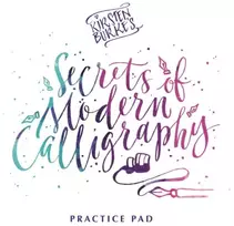 KNYGA Kirsten Burke's Secrets of Modern Calligraphy Practice Pad