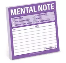 KNYGA Knock Knock Knock Knock Knock Sticky: Mental Note