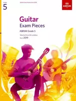 KNYGA Bookshop Guitar Exam Pieces from 2019, ABRSM Grade 5