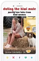 KNYGA Olivia Caldwell Caldwell Olivia Dating the Kiwi Male: Mostly true tales from Kiwi women