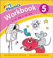 KNYGA Sara Wernham Jolly Phonics Workbook 5, in Precursive Letters (British English edition)