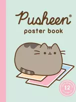KNYGA Claire Belton Pusheen Poster Book, 12 Cute Designs to Ekranas