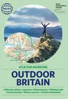 KNYGA Philips Maps Philip's RGS Outdoor Britain: An Atlas for Adventure, A4 Paperback with handy flaps