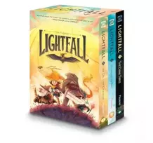 KNYGA Tim Probert Lightfall 3-Book Box Set, A Graphic Novel Collection: Shadow of the Bird, The Dark Times, The Girl & the Galdurian