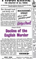 KNYGA George Orwell Decline of the English Murder