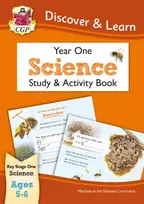 KNYGA Cgp Books KS1 Science Year 1 Discover & Learn: Study & Activity Book