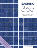 KNYGA Susan Briscoe Sashiko 365, Stitch a New Sashiko Pattern Every Day of the Year