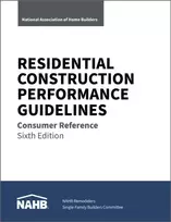 KNYGA Nahb National Association of Home Builders Residential Construction Performance Guidelines, Consumer Reference