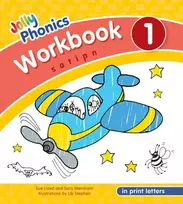 KNYGA Sue Lloyd Jolly Phonics Workbook 1, In Print Letters (American English edition)