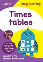KNYGA Easy Times Tables Ages 7-11, Ideal for Home Learning