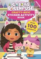 KNYGA Official Gabbys Dollhouse DreamWorks Gabby's Dollhouse: Crafty-Rific Sticker Activity Book