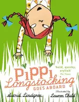 KNYGA Astrid Lindgren Pippi Longstocking Goes Aboard