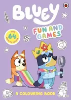 KNYGA Bluey: Fun and Games: A Colouring Book, Official Colouring Book