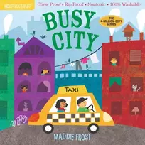 KNYGA Maddie Frost Indestructibles: Busy City, Chew Proof · Rip Proof · Nontoxic · 100% Washable (Book for Babies, Newborn Books, Safe to Chew)