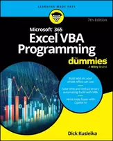 KNYGA Dick Kusleika Microsoft 365 Excel VBA Programming For Dummies