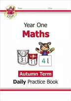 KNYGA Cgp Books KS1 Maths Year 1 Daily Practice Book: Autumn Term