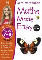 KNYGA Carol Vorderman Maths Made Easy: Beginner, Ages 7-8 (Key Stage 2), Supports the National Curriculum, Maths Exercise Book