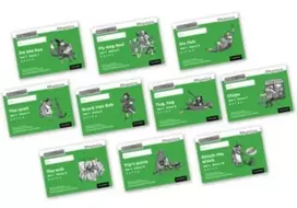 KNYGA Gill Munton Read Write Inc. Phonics: Žalias Set 1 Core Juodas & Baltas Storybooks (Mixed Pack of 10)